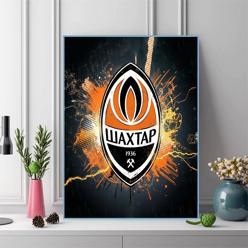 FC Shakhtar Donetsk 100% Round Full Drill 5D DIY Diamond Painting Embroidery Cross Stitch Rhinestone Décor