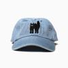 HolidayVisitor Wakeup Cat Ball Cap - Denim