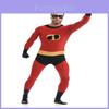 Kvalitní kostýmy Incredibles pro ženy, muže, chlapce, dívky s maskou na Halloween**