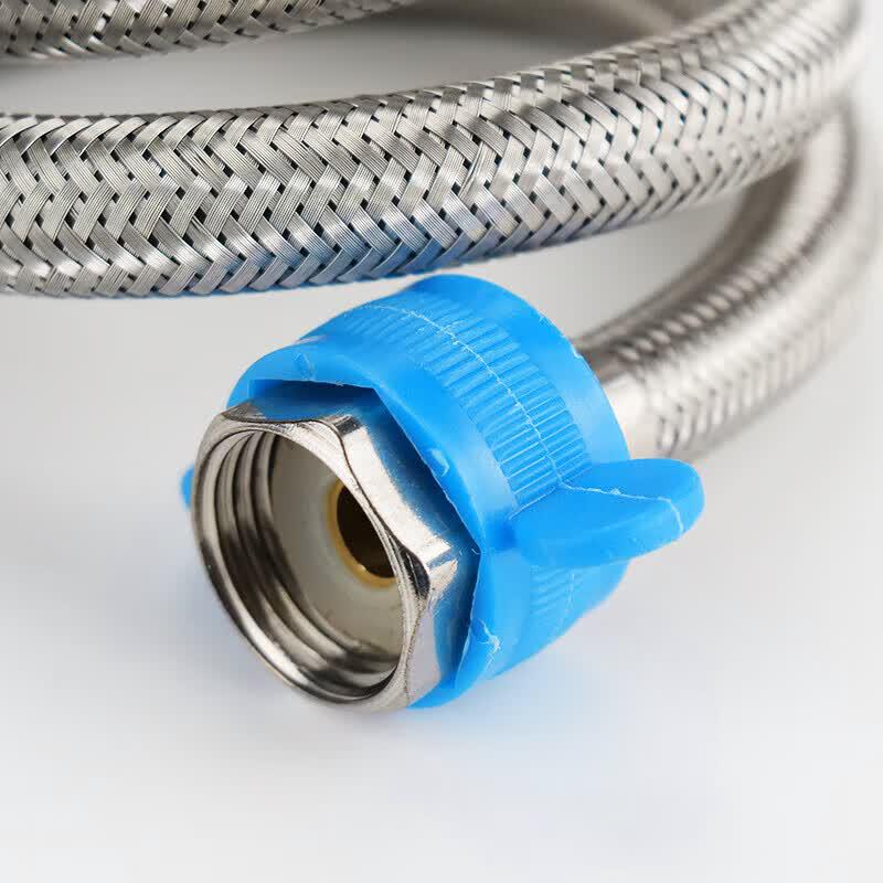 HESDICK GNJZ-7066 Stainless Steel Braided Hot & Cold Water Inlet Hose