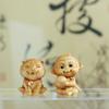 Mini Holz 12 Tierkreiszeichen Drache Affe Küken Ochse Tiger Hase Schlange Maus Tiere Figur 1,96" Büro Wohnkultur Geburtstagsgeschenk
