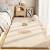 Simple Cream Style Faux Cashmere Living Room Fluffy Rugs Home Decor Bedroom Cloakroom Bedside Non-Slip Rugs