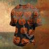 Men's Casual Short Sleeve Crew Neck T-Shirt Halloween Themed Graphic Print Lightweight Comfortable Fit Top