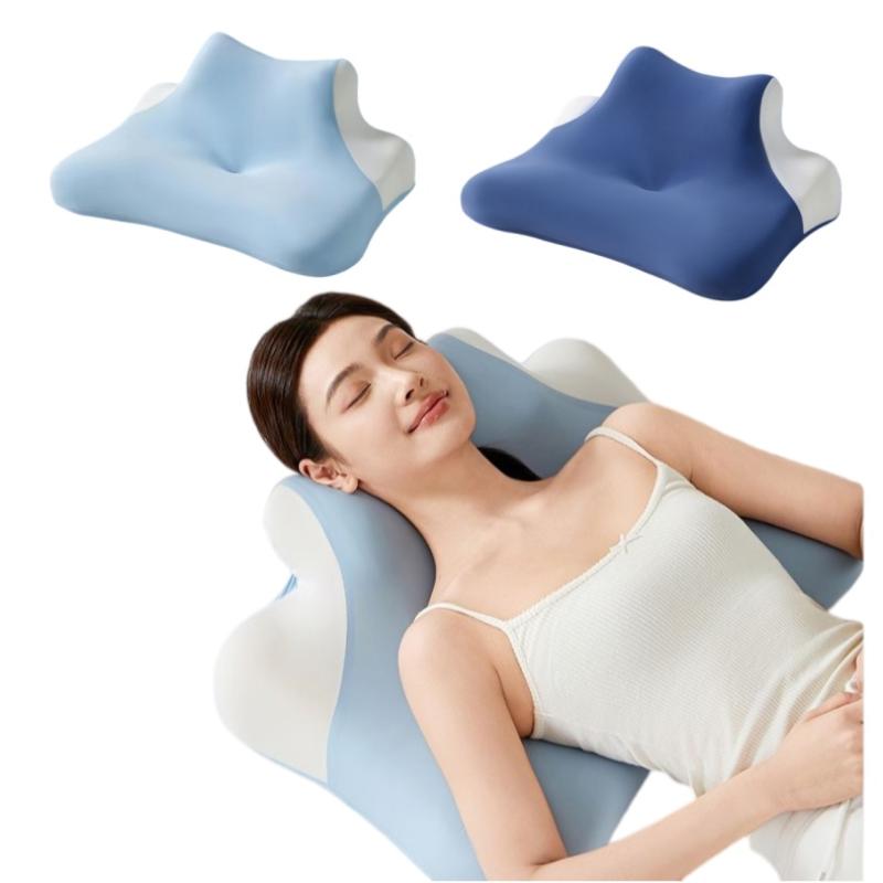 1Pcs Cervical Spine Sleeping Pillow Deep Sleep Memory Cotton Sleeping Pillow Comfortable Ergonomic Body Positioner