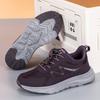 New leather non-slip and wear-resistant breathable leather black sports shoes shock-absorbing dad walking shoes