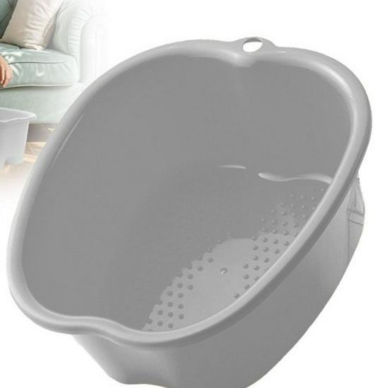Thickened Apple-Shaped Plastic Foot Spa Basin for Massage and Soaking