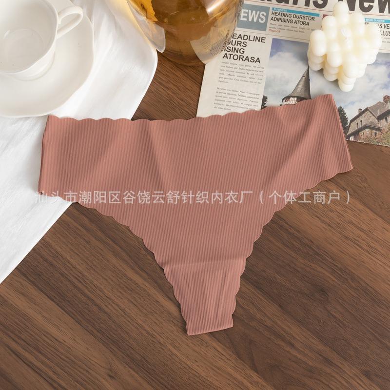 Women S Ice Silk Seamless Breathable Plus Size Underwear With Cotton Gusset
