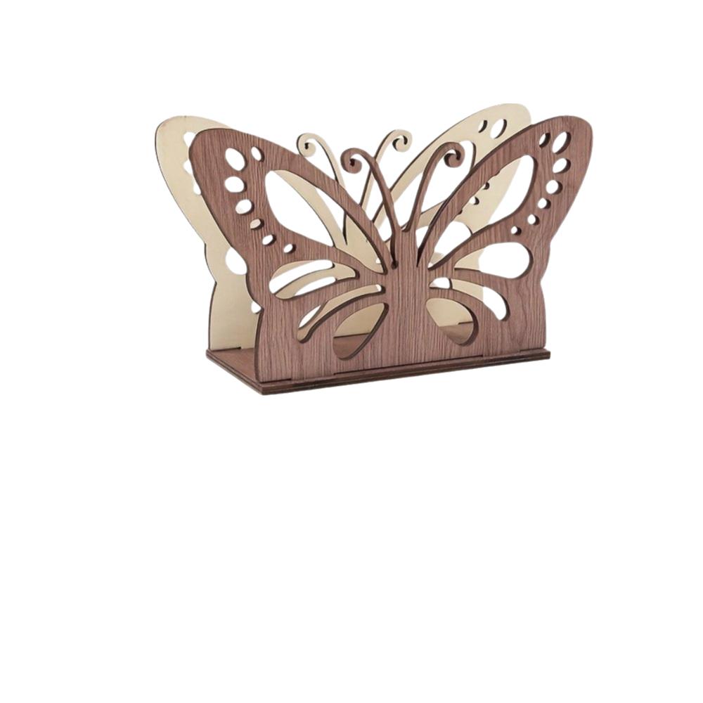Decorative Tissue Dispenser Retro Style Napkin Storage Box Butterfly Tissue Holder  Hotel