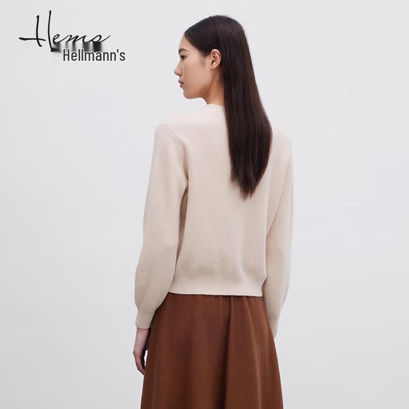 Hirmans Women's V-Neck Long-Sleeve Cashmere Sweater