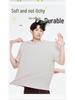 Aesthetics of Cotton: Unisex Summer Heavyweight Pure Cotton Three-Piece Short Sleeve T-Shirt Set, Basic Solid Colors