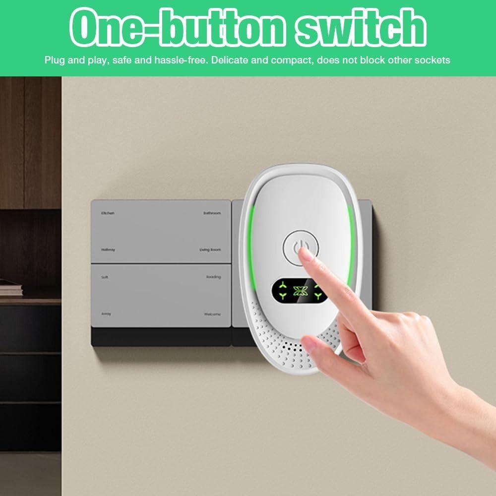 Small Air Purifier US UK EU Plug Plug-In Air Purifier Odor Removal Negative Ion Generator  Indoor