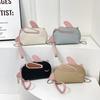 Casual Cute Solid Color Faux Leather Lightweight Portable With Rabbit Shape Women Messenger Fashion Chain Bag Women Shoulder Bag