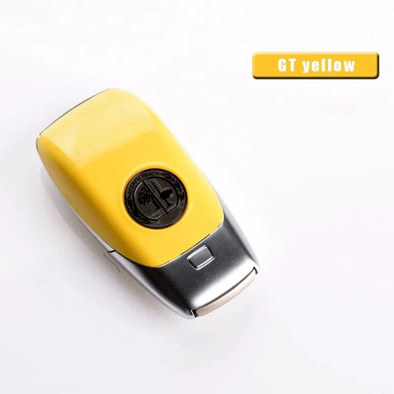 

For Mercedes Benz Key Cover Black AFFALTERBACH AMG Key Case Cover GLC GLE W212 W213 W463 W205 W168 W177 W176 W246 жёлтый
