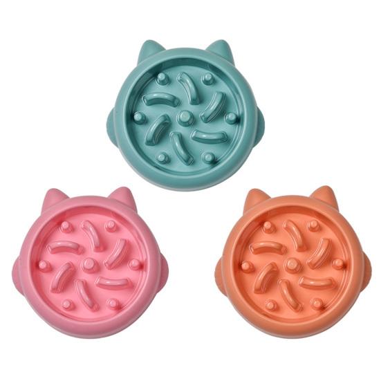 Dog Bowl Slow Feeding Anti Chock PP Material Puppy Food Dispenser Feeding Bowl Pet Supplies