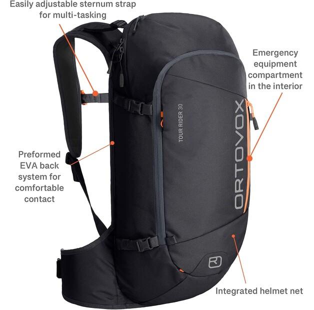 Backpack Ortovox Tour Rider 30 Black Raven (46098-90201)