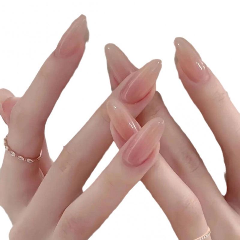 Nude Boiled Water Ganlu Temple Manicure: Simple, Versatile, Pure Desire Nail Pieces