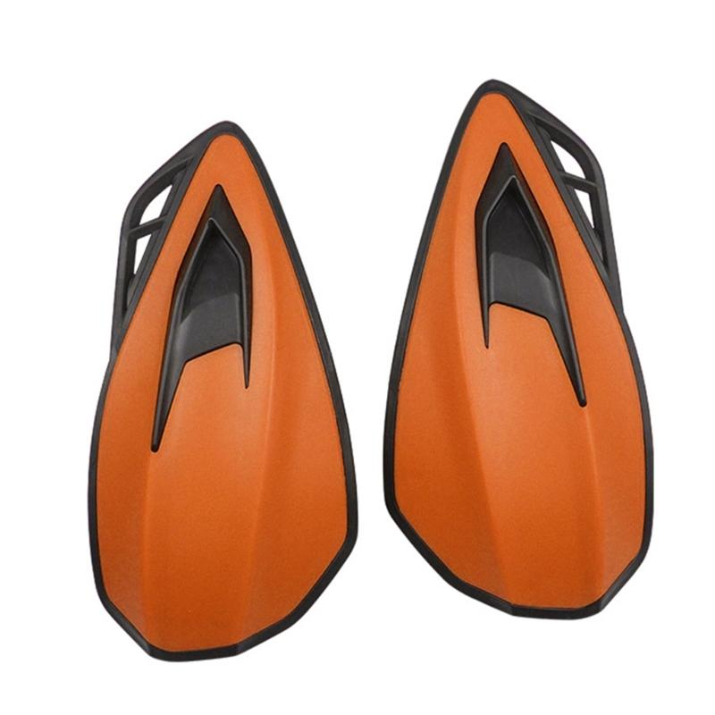 

Upgrades Hand Guard Set Aluminum Motorcycle Hand Guards Motorcycle Handguard Pair for Street Road Glides & Road Kings помаранчевий