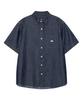 LEE Loco Pocket Denim Short Sleeve Shirt Indigo Medium