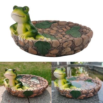 Frog Garden Statue Figurines Playing Frog Sculpture Yard Ornaments Garden Accessories Indoor Outdoor Decoration Gift