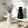 Decorative Art for Living Room 3D Printed Flower Vase, Modern Minimalist Container, Versatile Decor Office Table Floral Arrangement Holder Home