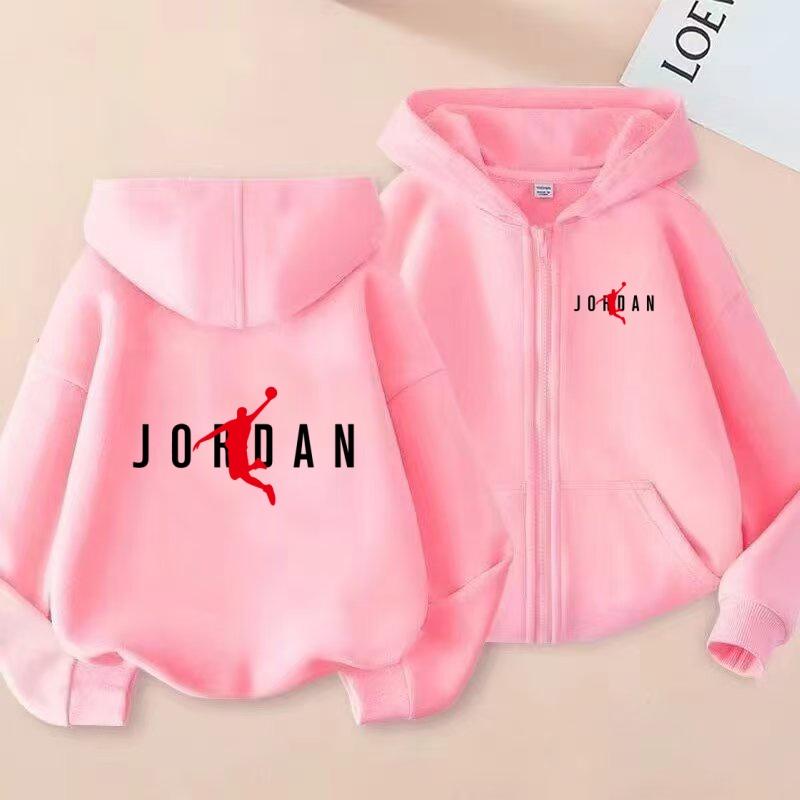 Hot-selling Basketball Star Print Kids Charming Clothes Zipper Style Hoodie Girls Boy 3-12 Years Leisure Fashion Sweatshirt Coat