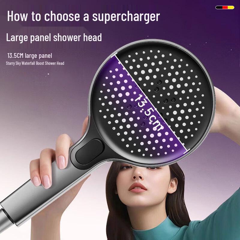 HOMK Pressurized Handheld Shower Head
