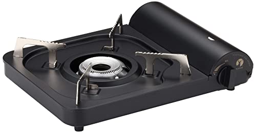 Captain Stag (CAPTAIN STAG) BBQ Grill, Portable Tabletop Stove, Black, UF-0028, 342mm Wide X 270mm Deep X 86mm High