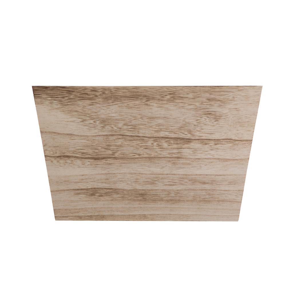 Mittelgroße Aufbewahrungsbox aus Naturholz, 2er-Pack