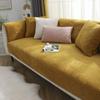 Sofa Cover Non-slip Plush Winter Sofa Cushion Seat Cushion Lamb Wool Sofa Cushion Living Room