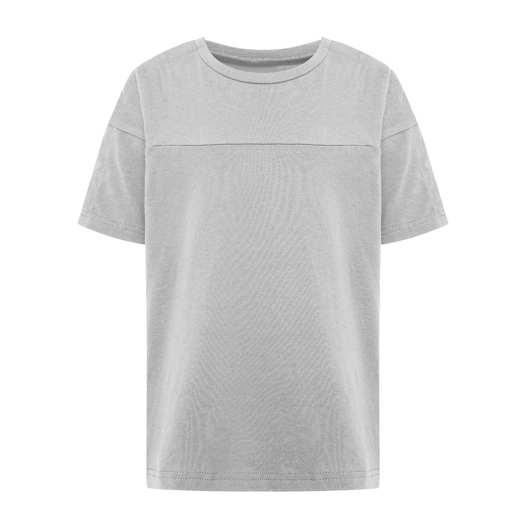 Unisex Kinder Spezielle Bedürfnisse Adaptive Kleidung Bruch Postoperativ Abreißbar Druckknöpfe Oberteil Rundhals Kurzarm T-Shirt