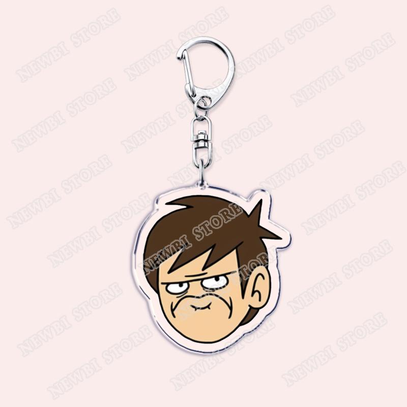 Popular Eddsworld Tord Keychains for Accessories Bag  Anime Comic Ringo Edds Meme Keyrings Jewelry Gamers Fans Friends Gifts