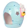 Ceramic Easter Lantern Egg with Bunny in Pink for Tealight Candle