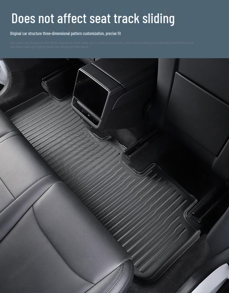 Tesla Model Y Floor & Trunk Mats - Waterproof TPE (2025 Facelift)