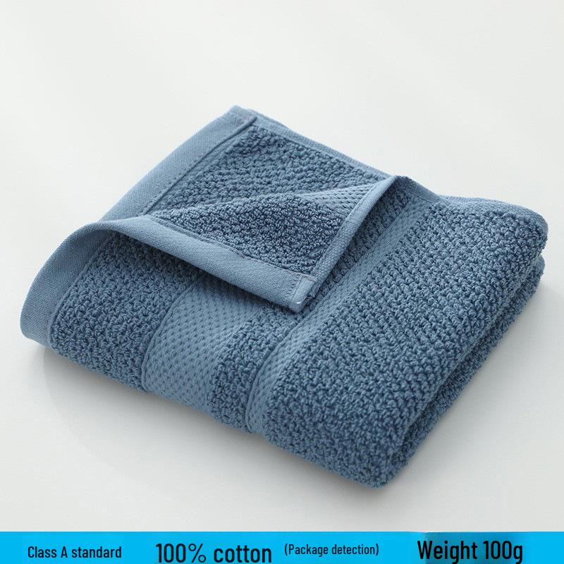Thickened Absorbent Pure Cotton Bath Towel for Household and Face Wash