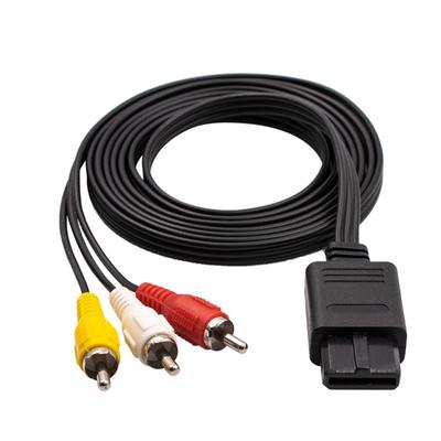 1,8 m pre Nintendo 64 Audio TV Video kábel Av kábel do RCA Pre Super Nintend Game Cube N64 Snes