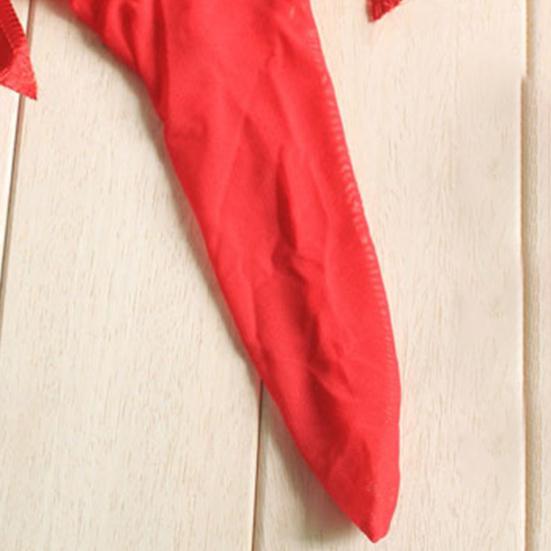 Men Elephant Thong Breathable Funny Bulge Pouch Elastic Moisture Wicking Pornographic Soft Long Elephant Nose Men G String for Inside Wear