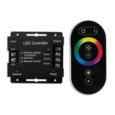 AD23-DC12-24V LED Strip Light RF Touch Remote Controller Dimmer For 5050 Tape Lights Adjust Brightness