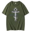 Summer New In Tops And Tshirts Orthodox Cross Tapestry Funny Shirts Graphic Tee Short Sleeve Tshirt Mens Cotton Tshirt