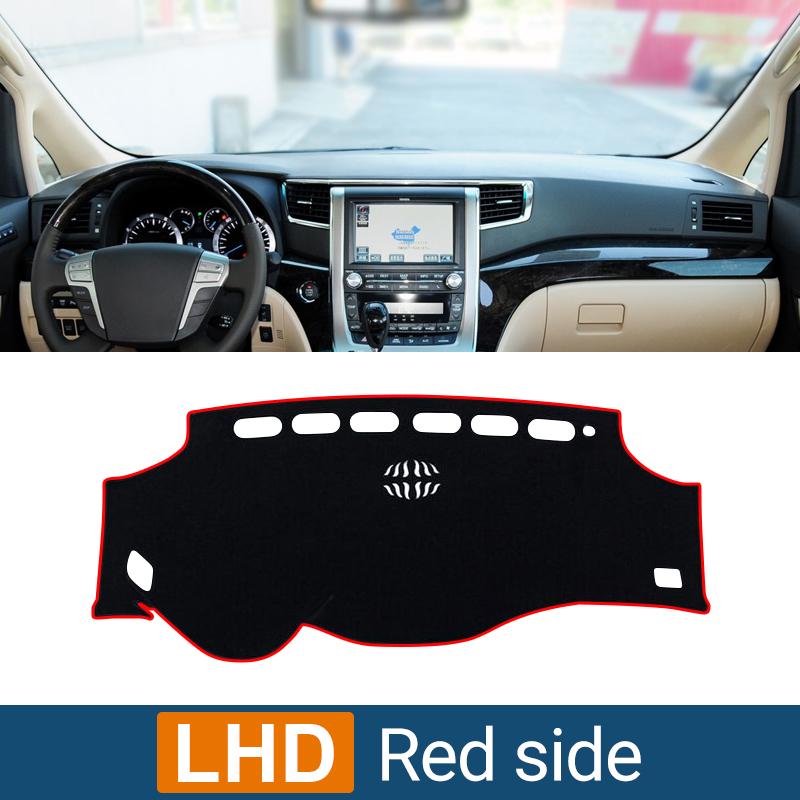 Car Accessories For Toyota Alphard Vellfire AH20 2008-2010 2011 2012 2013 2014 Dashboard Avoid Light Cover Anti-UV Mat