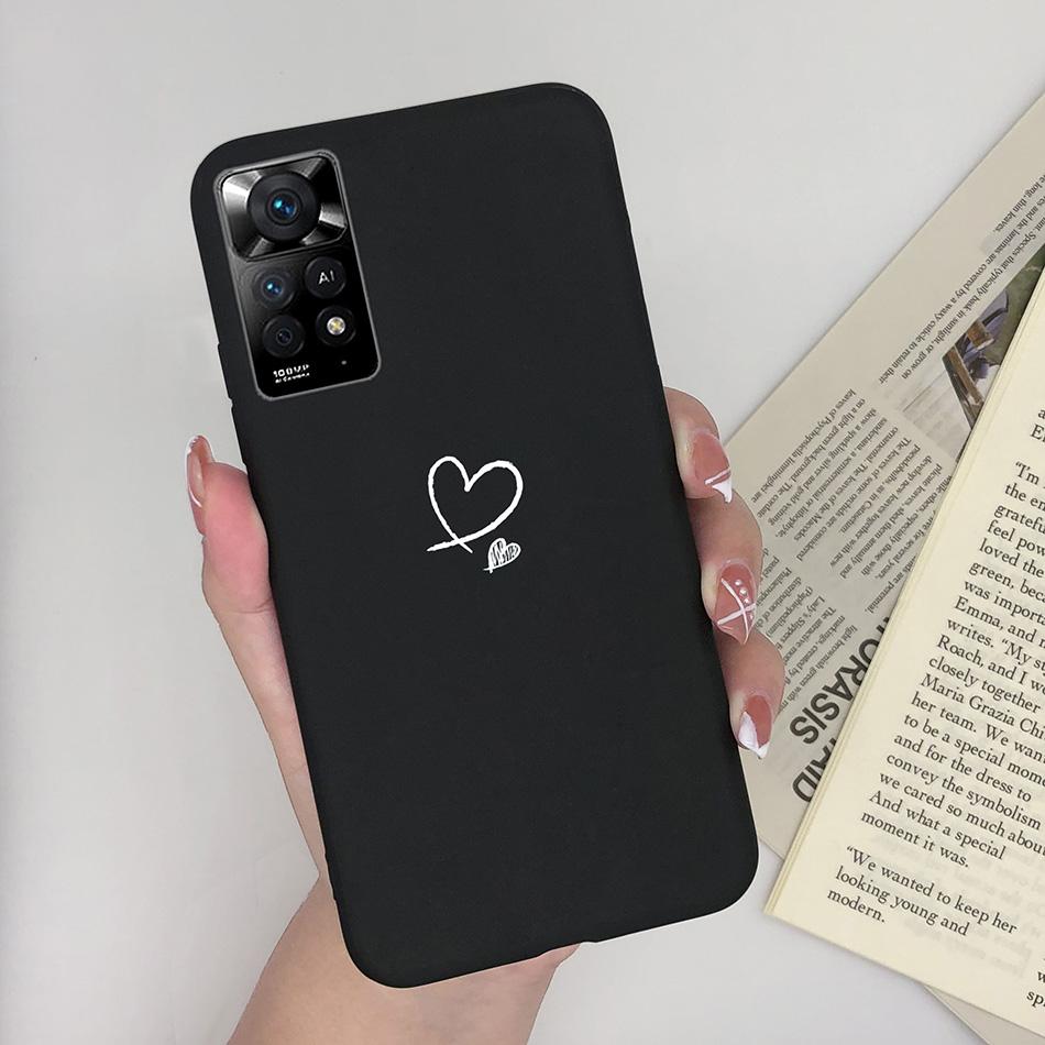 For Xiaomi Redmi Note 11 Pro 4G 5G Phone Case Cute Diasy Pattern Soft Silicone TPU Back Cover Funda For Redmi Note11 11Pro Coque