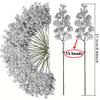 5-30Pcs 22cm Christmas Decoration Glitter Berrie Artificial Flower Bouquet Christmas Tree Ornaments for Home New Year 2026 Decor