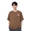 Li-Ning Anti-Five Series Printed Letter Round Neck Comfortable Breathable Loose Short Sleeve T-Shirt Men T-Shirts Brown AHSU149-5