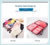 Spot Travel Six-Piece Set: Large Capacity Clothes Storage & Portable Toiletry Cosmetic Bags