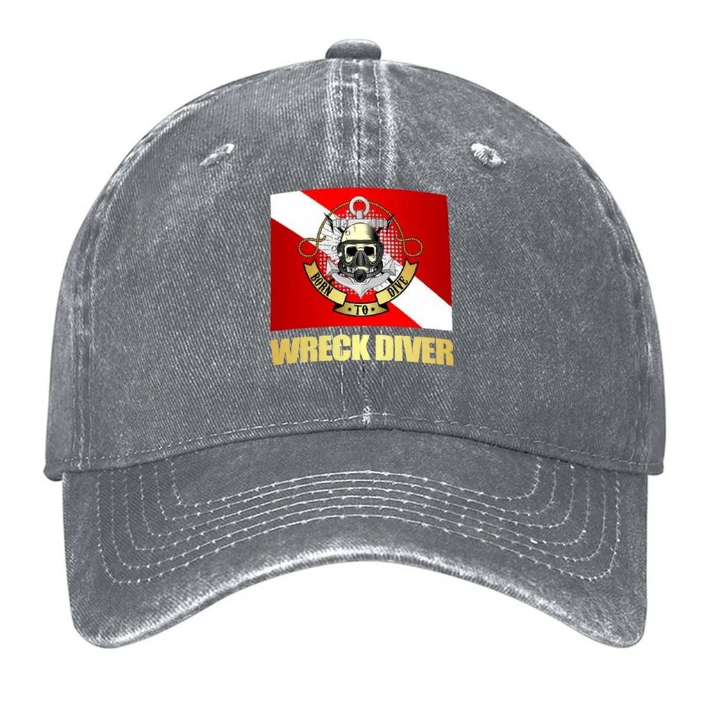Wreck Diver BTD Baseball Cap Hood hiking hat fashionable Gentleman Hat Men Golf Wear Womens