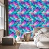 Ink Wallpaper Turquoise, Violet, Blue and Azure 50x1000