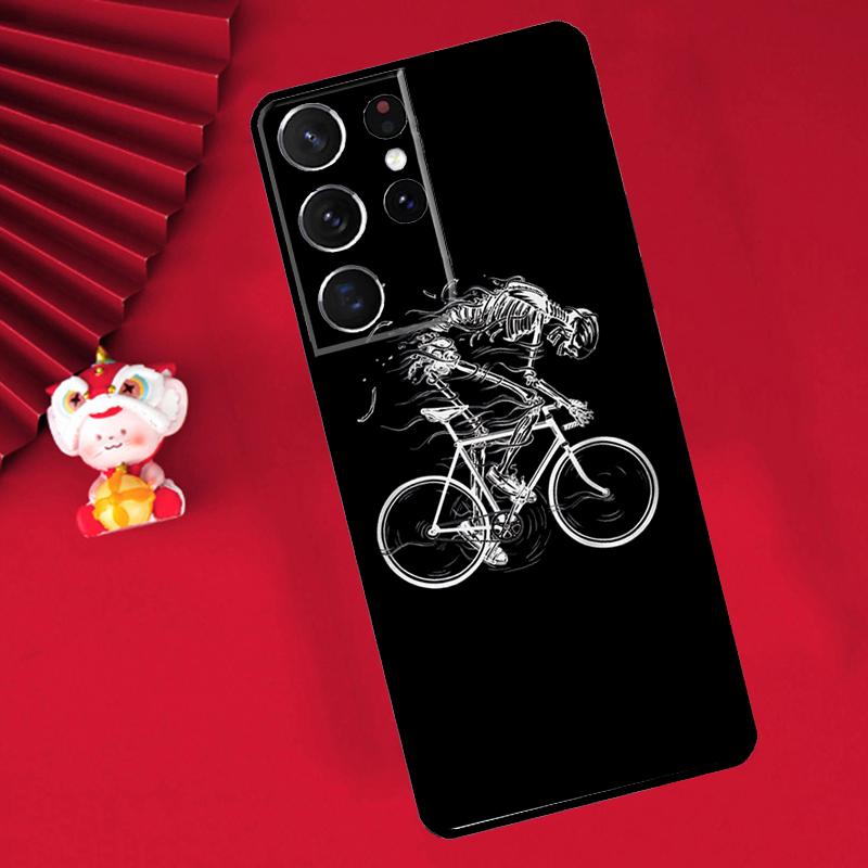 Bike Bicycle Cycling Case For Samsung Galaxy S26 S25 S24 Ultra S21 S20 S22 S23 Ultra S10 Plus S25 FE Cover Funda