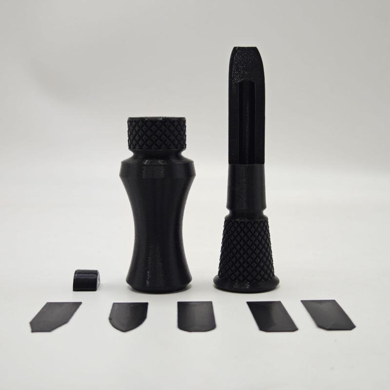 Outdoor Hunting Duck Call Whistle 3D Printed Mallard Pheasant Caller Decoy Ducks Commander Duck Hunting Whistle Bring 5 Sounds