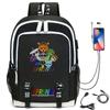 Rhythm Box Backpack Sprunki Student Schoolbag Backpack Computer Bag Usb Backpack