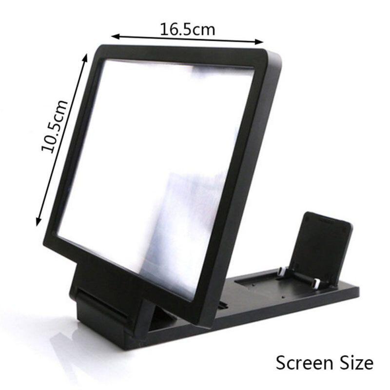 Screen Magnif 3D Movie Amplifier 3X Zoom Enlarged Phone Screen 3D Video Amplifier Radiation Eye Treasure To See Films Magnifier