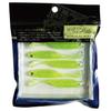 Salza Night Worm Shad Tail 3 inch Glitter Chart #03 KMY-1468